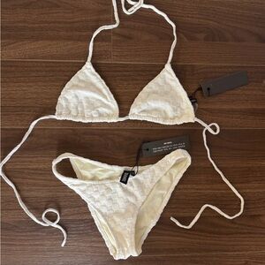 NWT Triangl Terry White Bikini